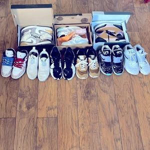 Lot of shoes authentic guarantee, ones in box are brand new the others are good